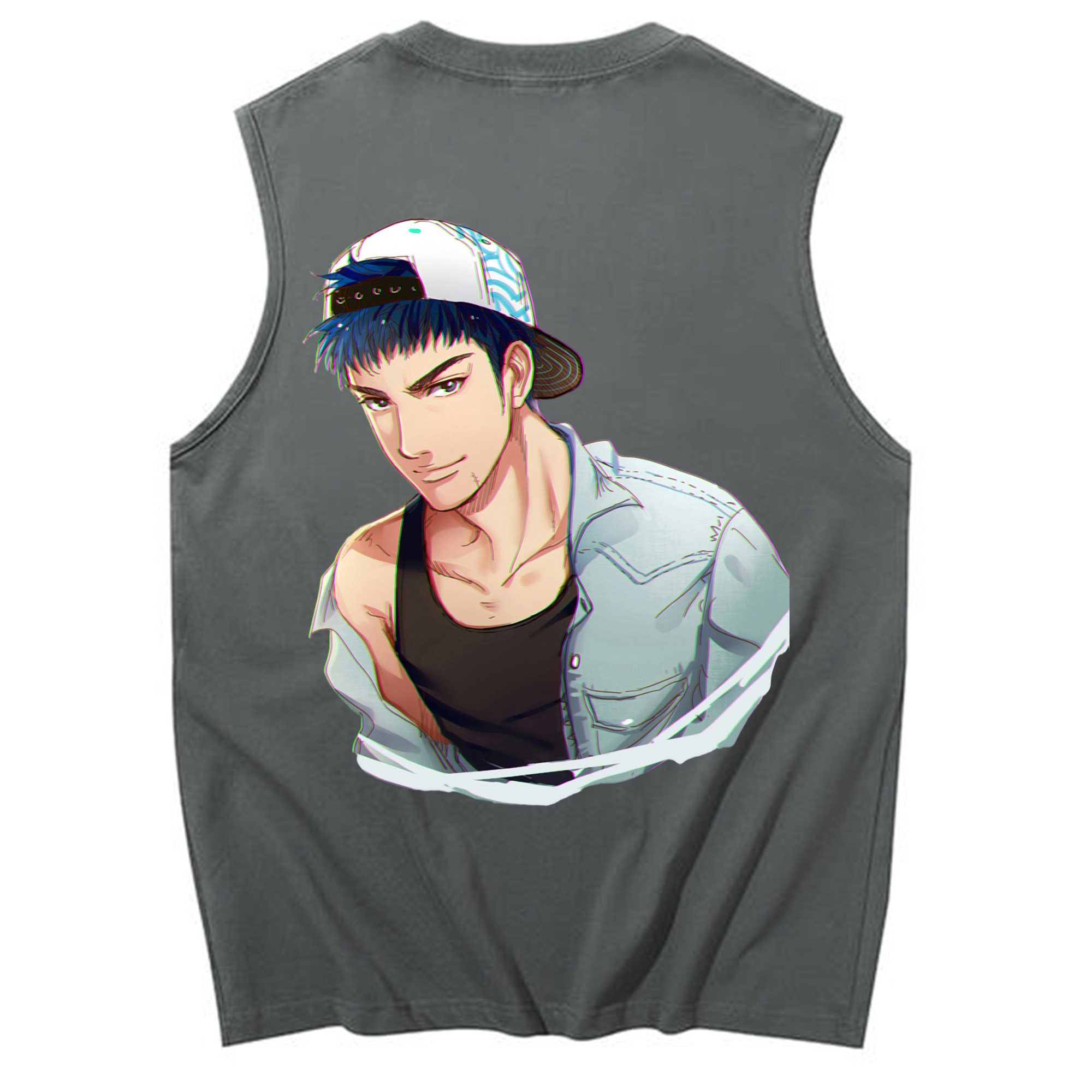 （画像用） SLAM DUNK／スラムダンク コットン100％タンクトップ（背面プリント）